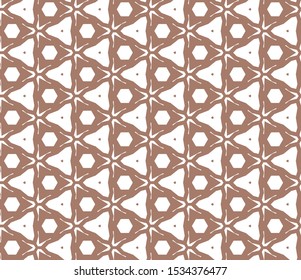 Geometric ornamental vector pattern. Seamless design texture.
