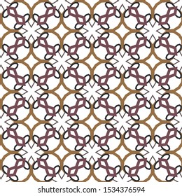 Geometric ornamental vector pattern. Seamless design texture.