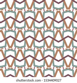 Geometric ornamental vector pattern. Seamless design texture.