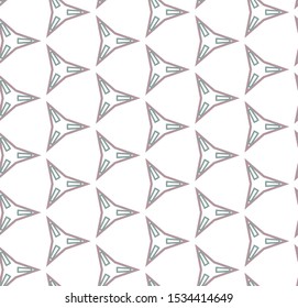 Geometric ornamental vector pattern. Seamless design texture.