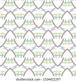 Geometric ornamental vector pattern. Seamless design texture.