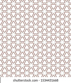 Geometric ornamental vector pattern. Seamless design texture.