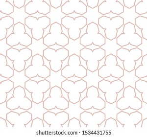 Geometric ornamental vector pattern. Seamless design texture.