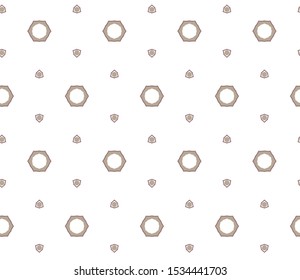 Geometric ornamental vector pattern. Seamless design texture.