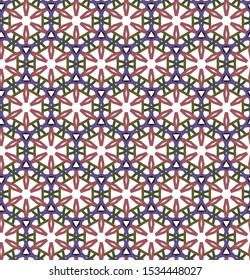 Geometric ornamental vector pattern. Seamless design texture.