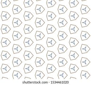 Geometric ornamental vector pattern. Seamless design texture.