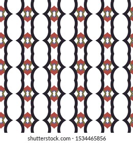 Geometric ornamental vector pattern. Seamless design texture.