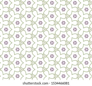 Geometric ornamental vector pattern. Seamless design texture.