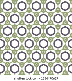 Geometric ornamental vector pattern. Seamless design texture.