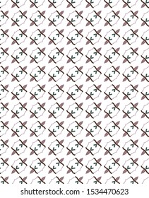 Geometric ornamental vector pattern. Seamless design texture.