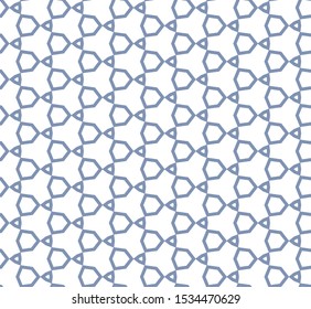 Geometric ornamental vector pattern. Seamless design texture.