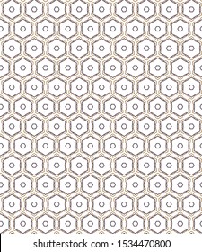 Geometric ornamental vector pattern. Seamless design texture.