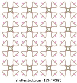 Geometric ornamental vector pattern. Seamless design texture.