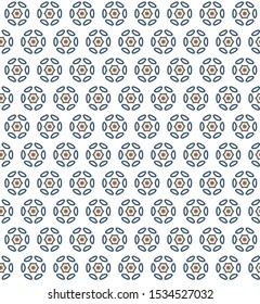 Geometric ornamental vector pattern. Seamless design texture.