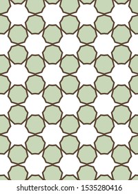 Geometric ornamental vector pattern. Seamless design texture.