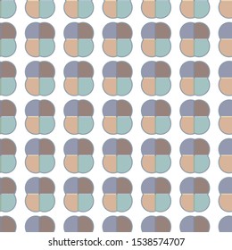 Geometric ornamental vector pattern. Seamless design texture.