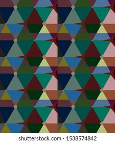 Geometric ornamental vector pattern. Seamless design texture.