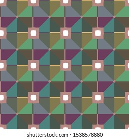 Geometric ornamental vector pattern. Seamless design texture.