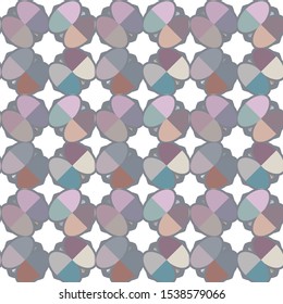 Geometric ornamental vector pattern. Seamless design texture.