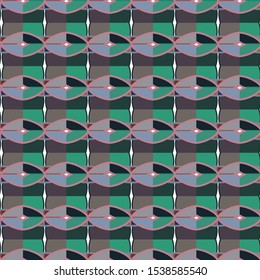 Geometric ornamental vector pattern. Seamless design texture.
