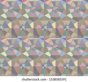 Geometric ornamental vector pattern. Seamless design texture.