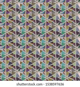 Geometric ornamental vector pattern. Seamless design texture.