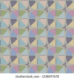 Geometric ornamental vector pattern. Seamless design texture.
