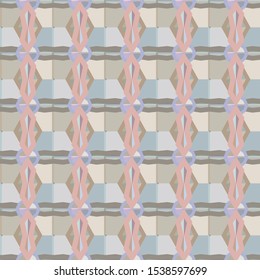 Geometric ornamental vector pattern. Seamless design texture.