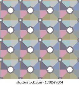 Geometric ornamental vector pattern. Seamless design texture.