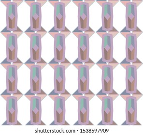 Geometric ornamental vector pattern. Seamless design texture.