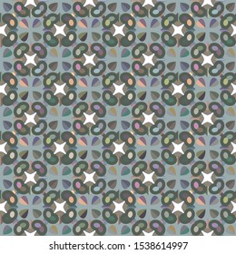 Geometric ornamental vector pattern. Seamless design texture.