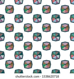 Geometric ornamental vector pattern. Seamless design texture.