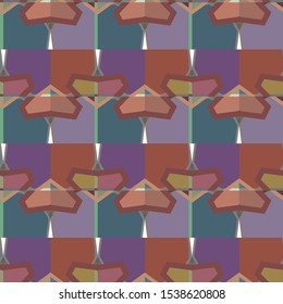 Geometric ornamental vector pattern. Seamless design texture.