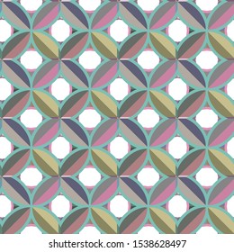 Geometric ornamental vector pattern. Seamless design texture.