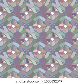 Geometric ornamental vector pattern. Seamless design texture.