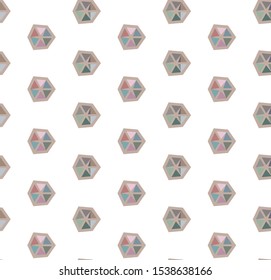 Geometric ornamental vector pattern. Seamless design texture.