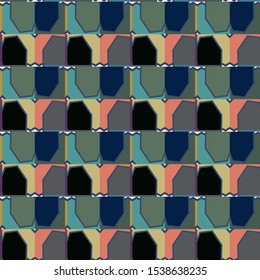 Geometric ornamental vector pattern. Seamless design texture.