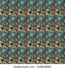 Geometric ornamental vector pattern. Seamless design texture.