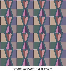 Geometric ornamental vector pattern. Seamless design texture.