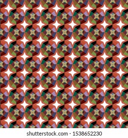 Geometric ornamental vector pattern. Seamless design texture.
