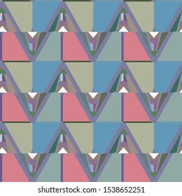 Geometric ornamental vector pattern. Seamless design texture.