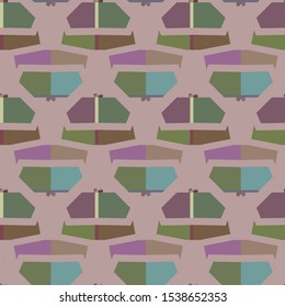 Geometric ornamental vector pattern. Seamless design texture.