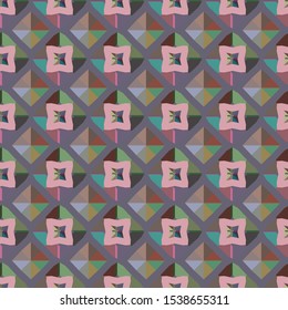 Geometric ornamental vector pattern. Seamless design texture.