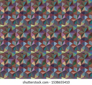 Geometric ornamental vector pattern. Seamless design texture.