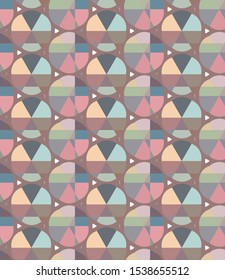 Geometric ornamental vector pattern. Seamless design texture.