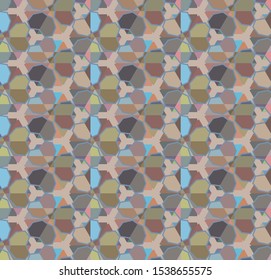 Geometric ornamental vector pattern. Seamless design texture.
