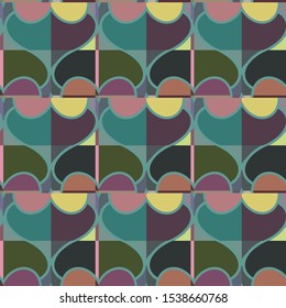 Geometric ornamental vector pattern. Seamless design texture.