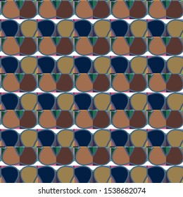 Geometric ornamental vector pattern. Seamless design texture.