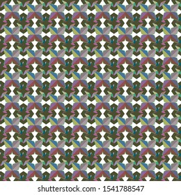 Geometric ornamental vector pattern. Seamless design texture.