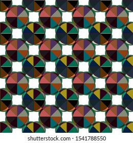 Geometric ornamental vector pattern. Seamless design texture.